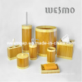 Set de baño de bambú de dos tonos sanitarios (WBB0603A)